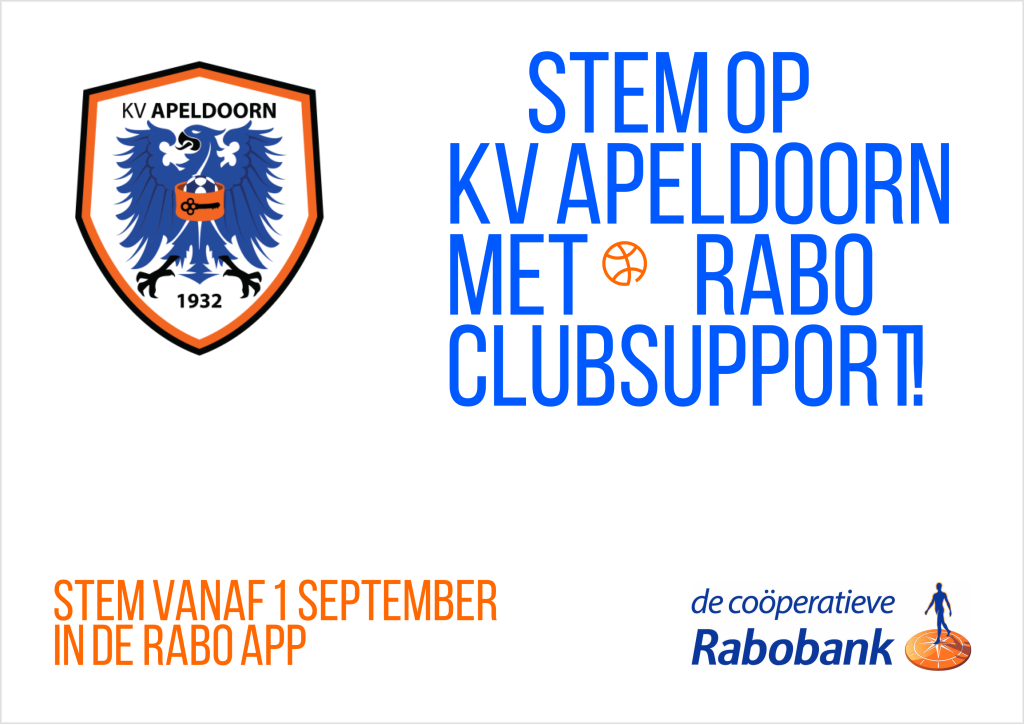 Stem op KV Apeldoorn Rabobank Clubsupport