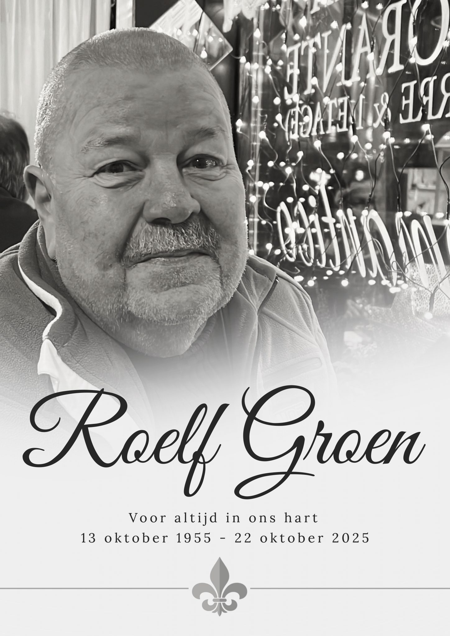 Overlijdensbericht: Roelf Groen